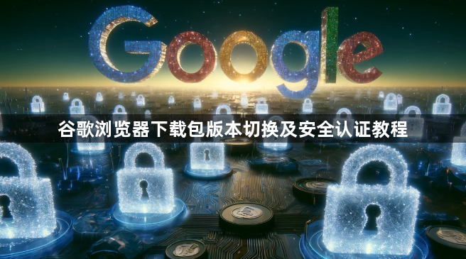 谷歌浏览器下载包版本切换及安全认证教程1