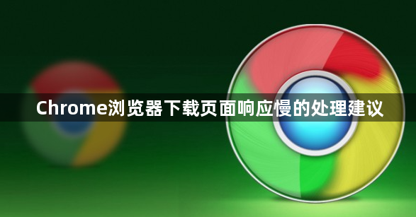 Chrome浏览器下载页面响应慢的处理建议1