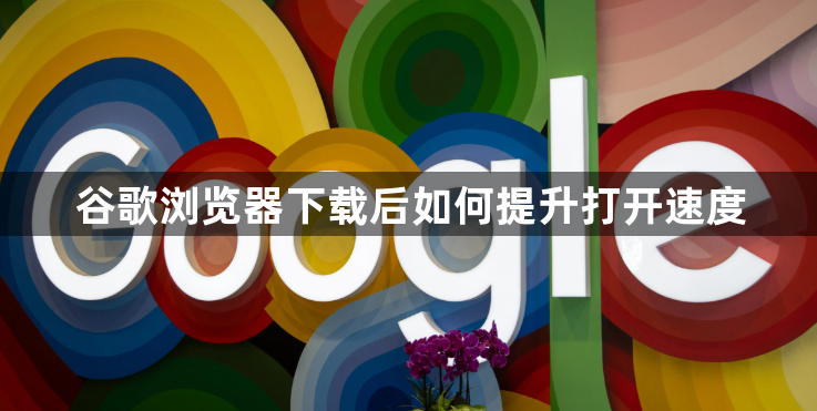谷歌浏览器下载后如何提升打开速度1