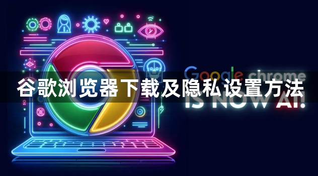 谷歌浏览器下载及隐私设置方法1