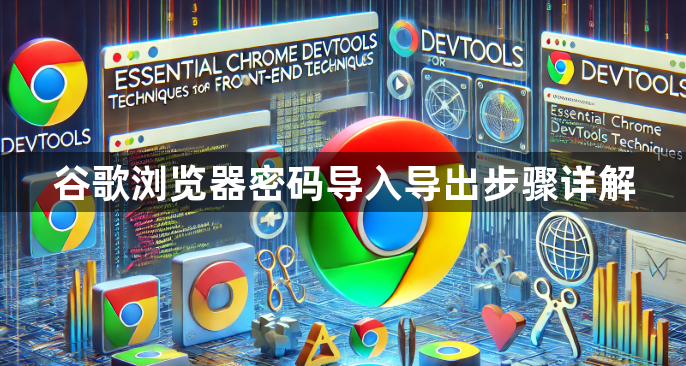 谷歌浏览器密码导入导出步骤详解1