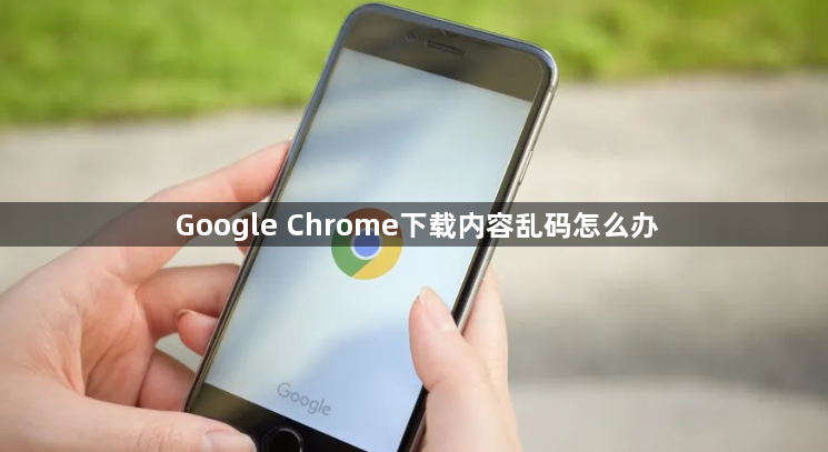 Google Chrome下载内容乱码怎么办1