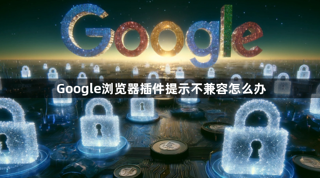 Google浏览器插件提示不兼容怎么办1