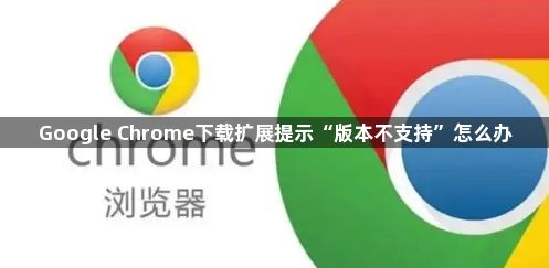 Google Chrome下载扩展提示“版本不支持”怎么办1