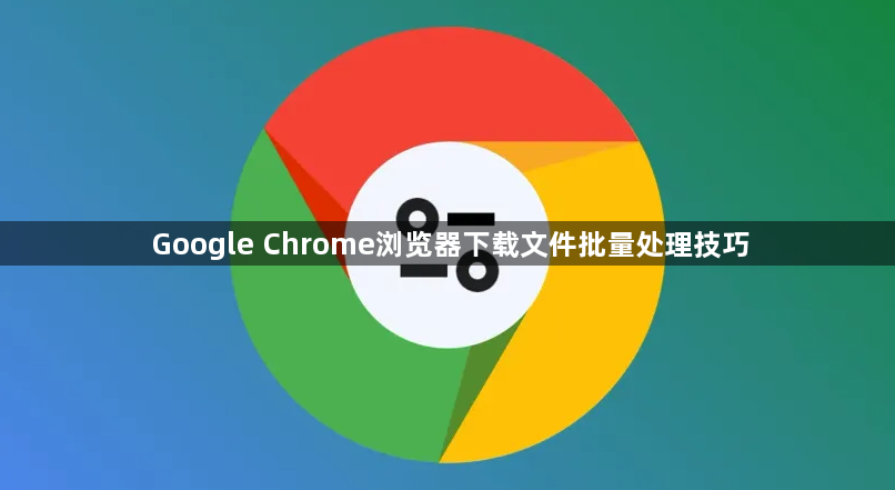 Google Chrome浏览器下载文件批量处理技巧1