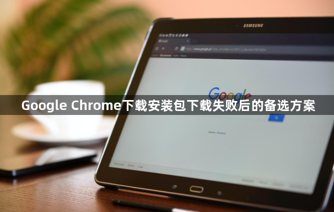 Google Chrome下载安装包下载失败后的备选方案1