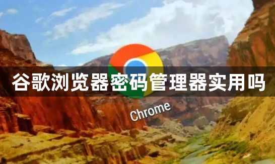 谷歌浏览器密码管理器实用吗1