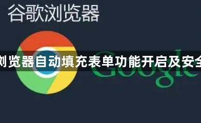 谷歌浏览器自动填充表单功能开启及安全设置1