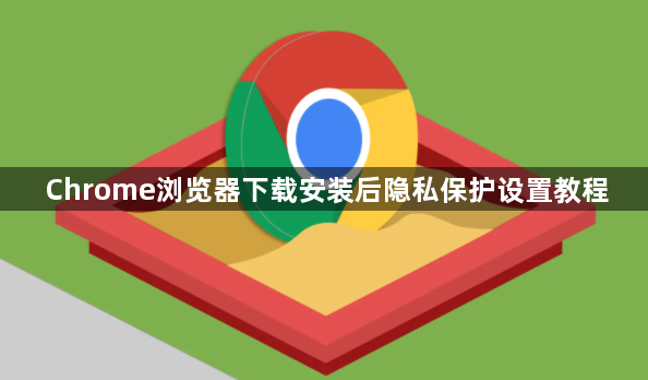 Chrome浏览器下载安装后隐私保护设置教程1