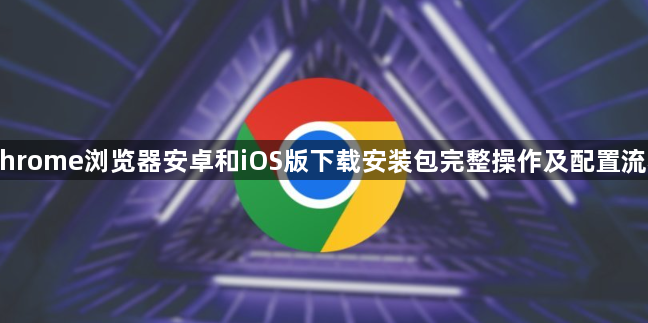 Chrome浏览器安卓和iOS版下载安装包完整操作及配置流程1
