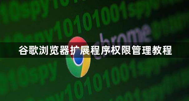 谷歌浏览器扩展程序权限管理教程1