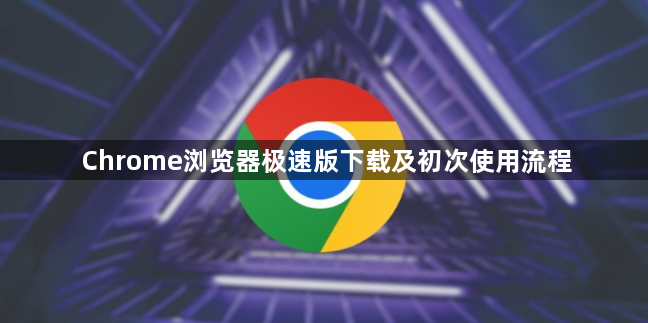 Chrome浏览器极速版下载及初次使用流程1