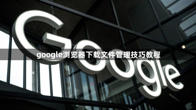 google浏览器下载文件管理技巧教程1