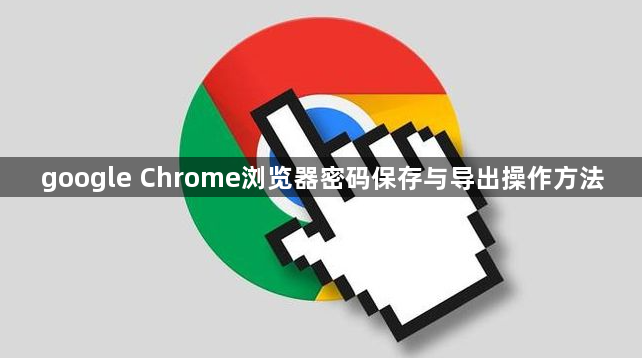 google Chrome浏览器密码保存与导出操作方法1