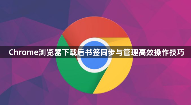 Chrome浏览器下载后书签同步与管理高效操作技巧1
