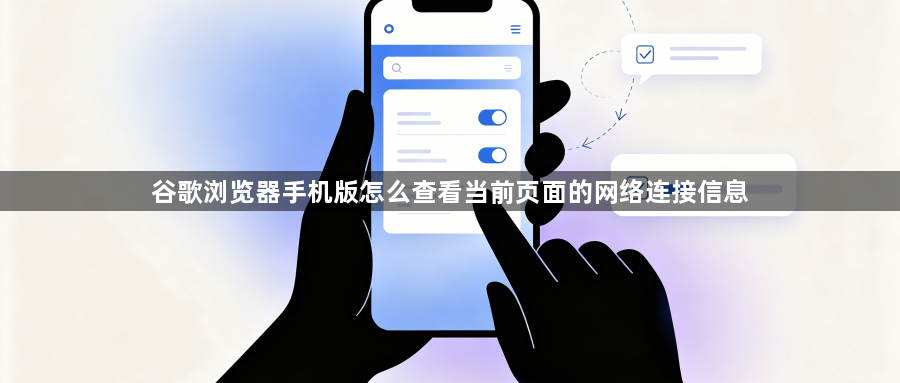 谷歌浏览器手机版怎么查看当前页面的网络连接信息1