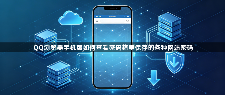 QQ浏览器手机版如何查看密码箱里保存的各种网站密码1