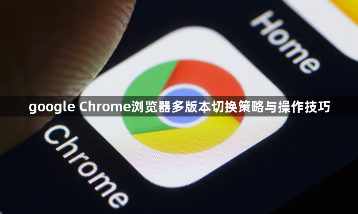 google Chrome浏览器多版本切换策略与操作技巧1
