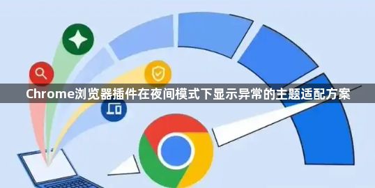 Chrome浏览器插件在夜间模式下显示异常的主题适配方案1