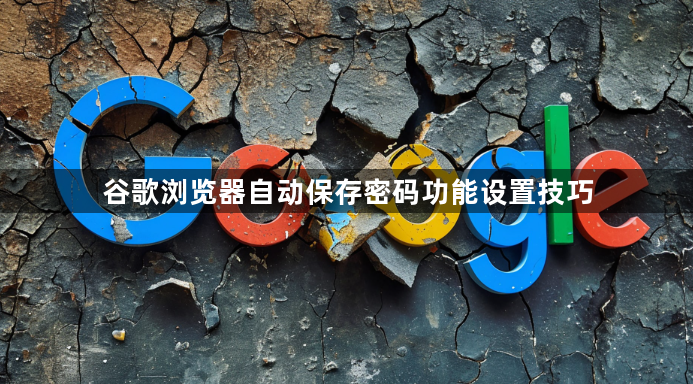 谷歌浏览器自动保存密码功能设置技巧1