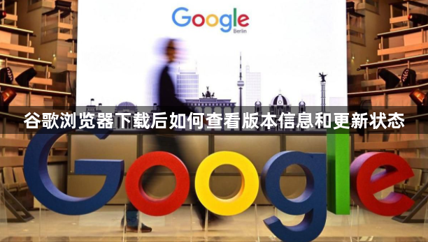 谷歌浏览器下载后如何查看版本信息和更新状态1