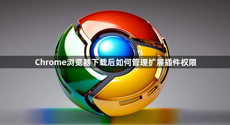 Chrome浏览器下载后如何管理扩展插件权限1