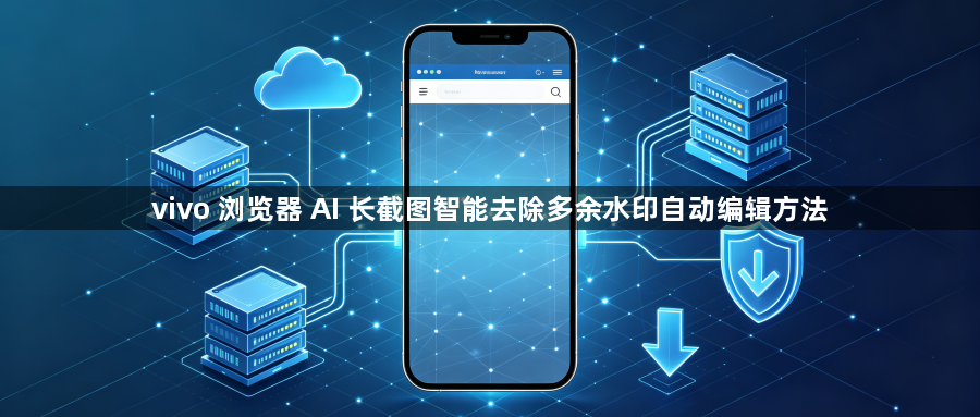 vivo 浏览器 AI 长截图智能去除多余水印自动编辑方法1