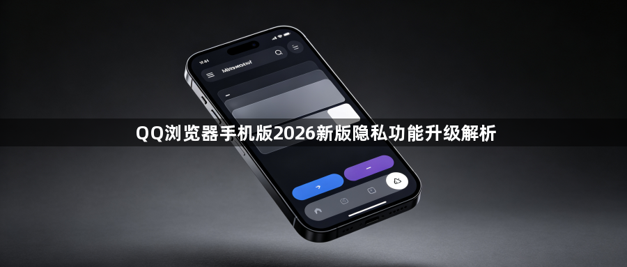 QQ浏览器手机版2026新版隐私功能升级解析1
