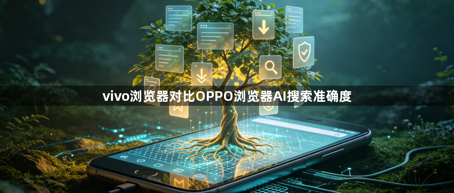 vivo浏览器对比OPPO浏览器AI搜索准确度1