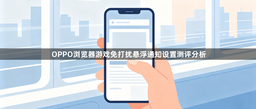 OPPO浏览器游戏免打扰悬浮通知设置测评分析1
