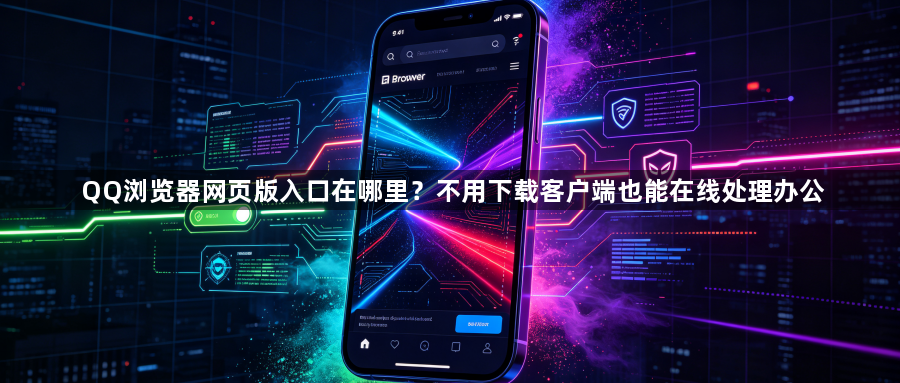 QQ浏览器网页版入口在哪里？不用下载客户端也能在线处理办公1
