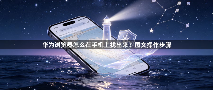 华为浏览器怎么在手机上找出来？图文操作步骤1