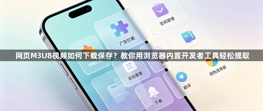 网页M3U8视频如何下载保存？教你用浏览器内置开发者工具轻松提取1
