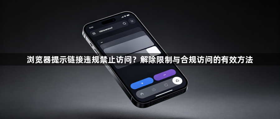 浏览器提示链接违规禁止访问？解除限制与合规访问的有效方法1