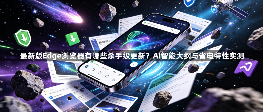 最新版Edge浏览器有哪些杀手级更新?AI智能大纲与省电特性实测1
