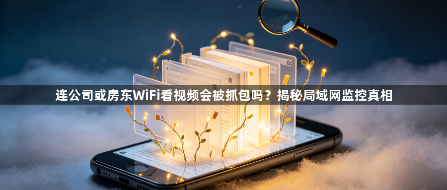 连公司或房东WiFi看视频会被抓包吗?揭秘局域网监控真相1
