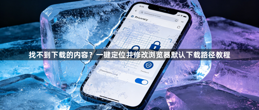 找不到下载的内容？一键定位并修改浏览器默认下载路径教程1