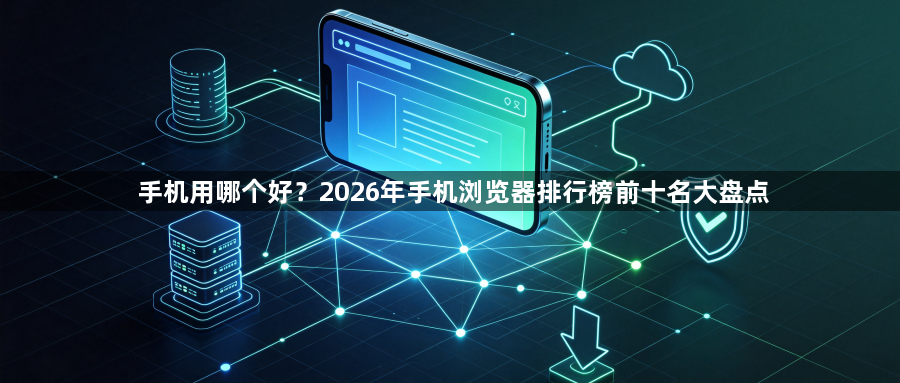 手机用哪个好?2026年手机浏览器排行榜前十名大盘点1