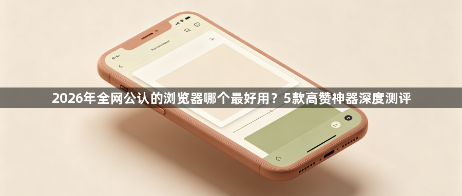 2026年全网公认的浏览器哪个最好用？5款高赞神器深度测评1