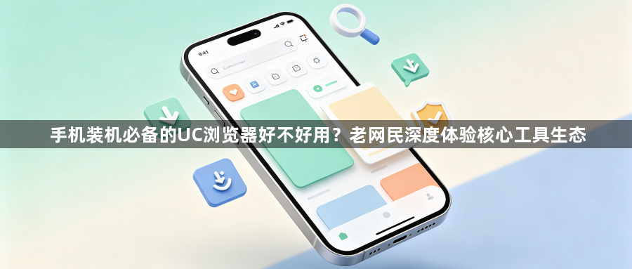 手机装机必备的UC浏览器好不好用？老网民深度体验核心工具生态1