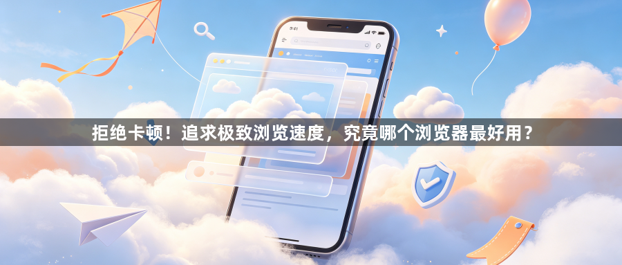 拒绝卡顿!追求极致浏览速度,究竟哪个浏览器最好用?1