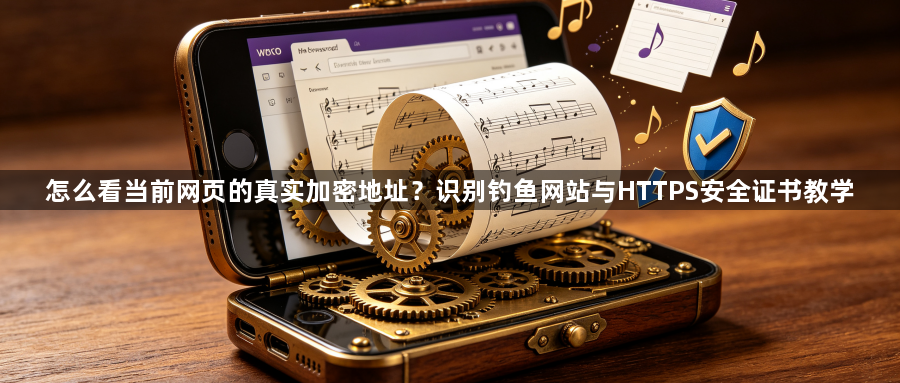 怎么看当前网页的真实加密地址？识别钓鱼网站与HTTPS安全证书教学1