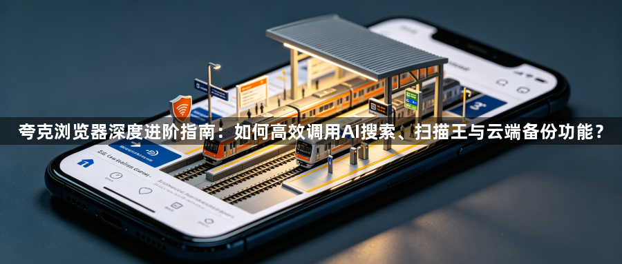夸克浏览器深度进阶指南:如何高效调用AI搜索、扫描王与云端备份功能?1