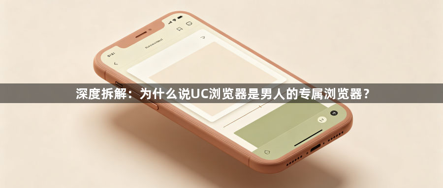 深度拆解:为什么说UC浏览器是男人的专属浏览器?1