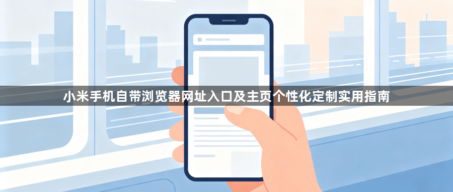 小米手机自带浏览器网址入口及主页个性化定制实用指南1