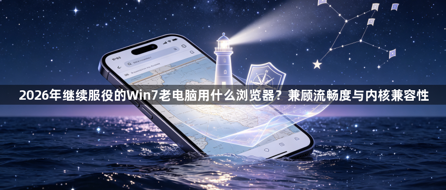 2026年继续服役的Win7老电脑用什么浏览器?兼顾流畅度与内核兼容性1