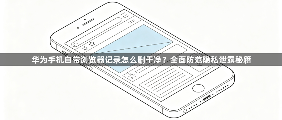 华为手机自带浏览器记录怎么删干净？全面防范隐私泄露秘籍1